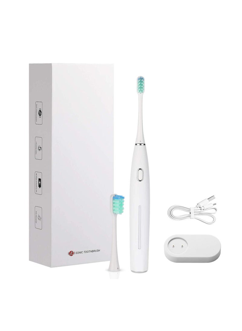 5 Modes 2 Heads USB Fast Charge Powered Toothbrush - Image 1