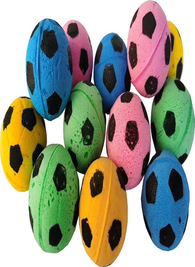GINFH Cat Foam Ball Cat Sponge Ball Toy Cat Soccer Ball Toy Elastic Soft Foam Football(12) - Image 4