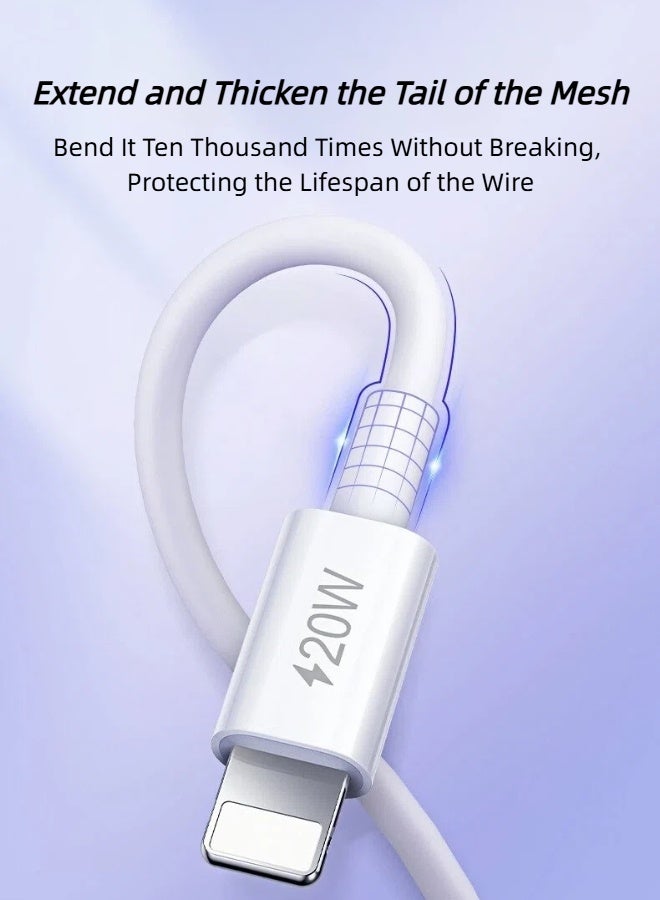 REMAX RC-C123 USB C To Lightning 20W PD Fast Charging Cable 2M Type C-L , MFi Certified, Data Cable, For iPhone 14/13/12/11/Xs/X/Pro/ProMax/Plus/8/7/AirPods/iPad/iPod/MacBook - Image 5