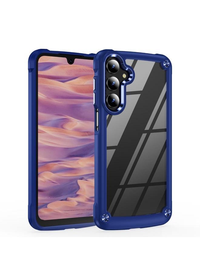 Zaboon - For Samsung Galaxy A16 5G TPU + PC Lens Protection Phone Case(Blue) - Image 1
