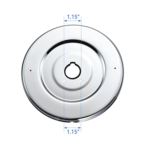 Tearel Chateau Collection Escutcheon Replacement for Moen 16090, for One-Handle Tub and Shower Faucets, Chrome - Image 3
