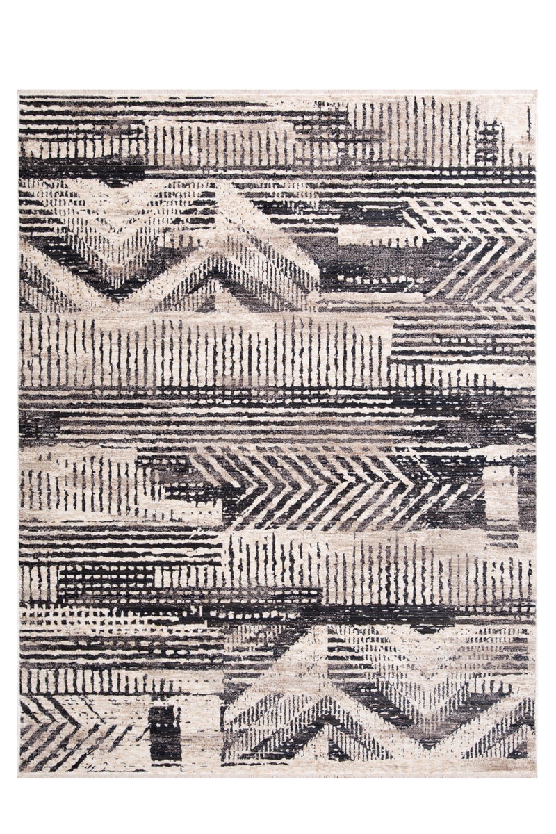 لوفت سجادة كريسنت، سجادة غرفة معيشة عصرية، سجادات أرضية ناعمة، وسائد سجاد، سجادة أريكة مانعة للانزلاق، سجادة غرفة معيشة قابلة للغسل، مقاس 160×220 سم، متعدد الألوان -1601/RD9-D - Image 3