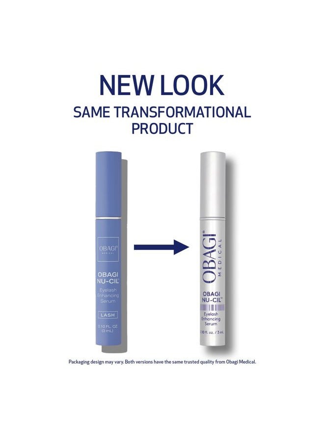 Obagi Medical Obagi Nu-Cil Eyelash Enhancing Serum – Nourishing Lash Serum with Biotin for Thicker & More Defined-Looking Lashes – 0.1 oz, Pack of 2  - Image 2