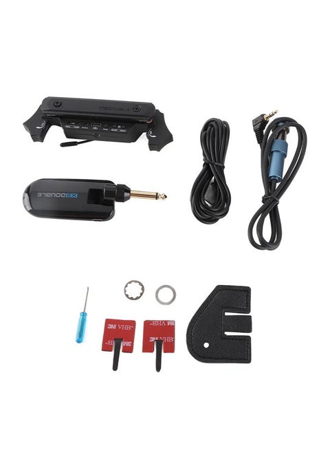 Guitar Pickup Bluetooth Wireless and Wired Dual Output Folk Guitar Pickup for Live Houses Classrooms Bars