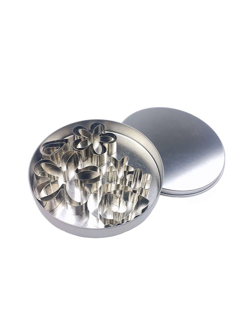 Deo King 12-piece Stainless Steel Cookie and Cake Baking Mold with Box - Image 4