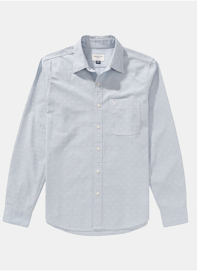 American Eagle AE Slim Fit Everyday Button-Up Shirt  - Image 3