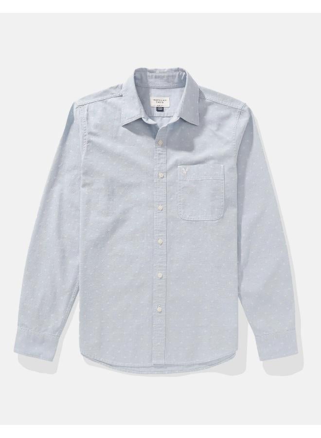American Eagle AE Slim Fit Everyday Button-Up Shirt - Image 3