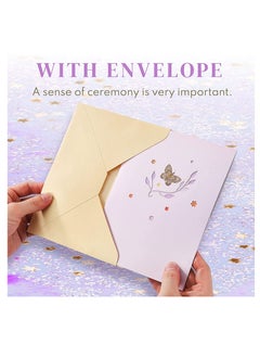 Excefore Greeting Card,3D Card, Pop Up Card, Romantic Theme Cards, Anniversary Cards for Wife Girlfriend Mother, Birthday Cards, Happy Holidays, Spring Card, Season's Greetings (Flying Butterfly)  - Image 5