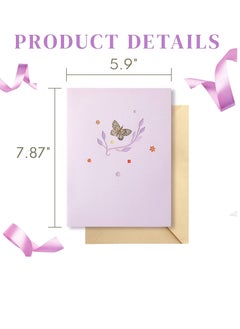 Greeting Card,3D Card, Pop Up Card, Romantic Theme Cards, Anniversary Cards for Wife Girlfriend Mother, Birthday Cards, Happy Holidays, Spring Card, Season's Greetings (Flying Butterfly) - pzsku/Z1847BD6E39D2A6352665Z/45/_/1657681617/6f54f0e2-3032-4d12-be13-a28b0171acad