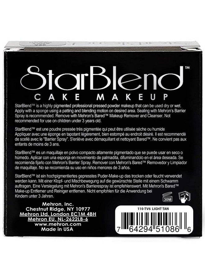 mehron كعكة مكياج ستاربلند (2 أونصة) (بني فاتح) - Image 4