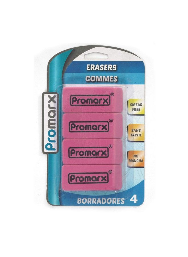 Promarx Pink Erasers 4 Count (Da09Nrsb0448) - Image 2