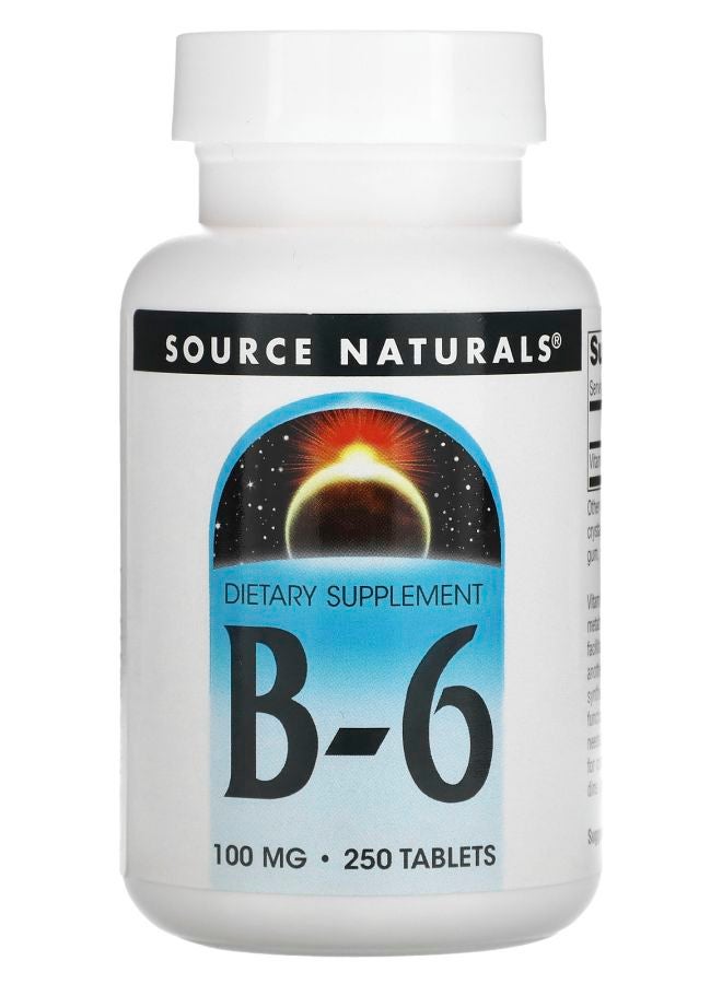 B-6 100 mg 250 Tablets