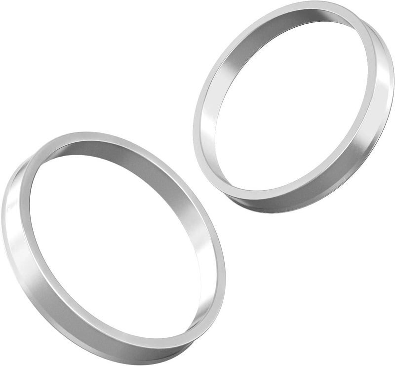 StanceMagic Hubcentric Rings (Pack of 4) - 57.1mm ID to 72.6mm OD - Silver Aluminum Hubrings - for 57.1mm Hubs and 72.6mm Wheels - Compatible with Audi Volkswagen VW BMW Chrysler Dodge Pontiac - Image 5