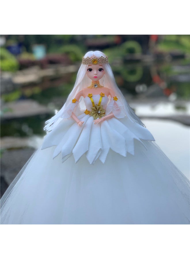 Large Cute Rabbit Wedding Dress Doll Girl's Birthday Gift Toy Doll Children's Gift Princess Doll Single-Color:Diao Chan - Image 1
