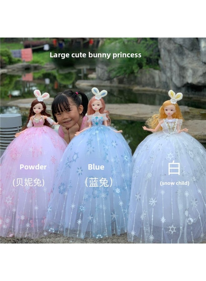 Large Cute Rabbit Wedding Dress Doll Girl's Birthday Gift Toy Doll Children's Gift Princess Doll Single-Color:Diao Chan - Image 2