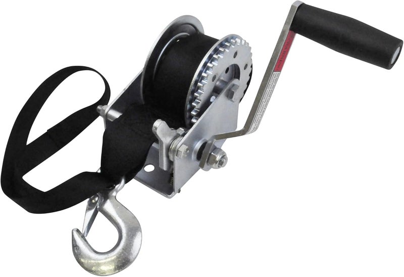 Zinc Plated PWC Trailer Winch, 900-Pound