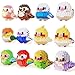 Bibilock Cute Parrot Micro mini Blocks Building Blocks Sets12 PC Small Bird Series Mini Bricks Animal ToysUnique Animals Model Present for 14 Kids or Adults - Image 2