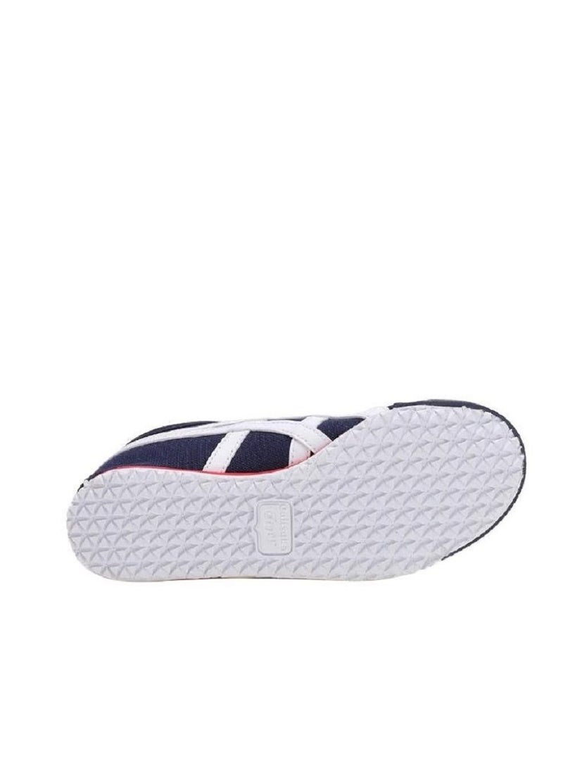 Onitsuka Tiger حذاء MEXICO 66 كاجوال من القماش سهل الارتداء، كحلي/أبيض - Image 5