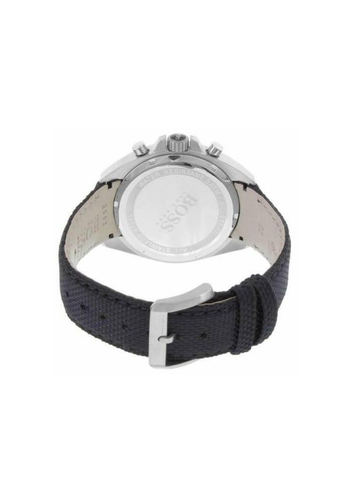 Hugo Boss Driver Sport Men's Black Nylon Strap Chronograph Watch HB1513087