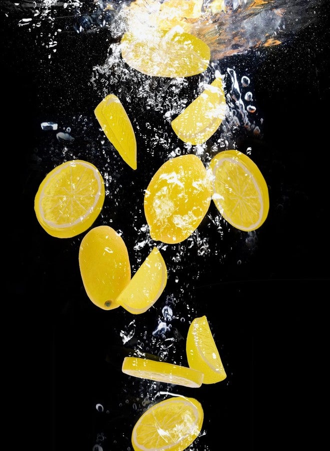 Woration 20 Pack Simulation Lemon & Slices Blocks Set, Artificial Plastic Lemon Slice Lifelike Fake Lemon Decor Fake Fruit for Wedding Photography Prop Party Display - Image 5