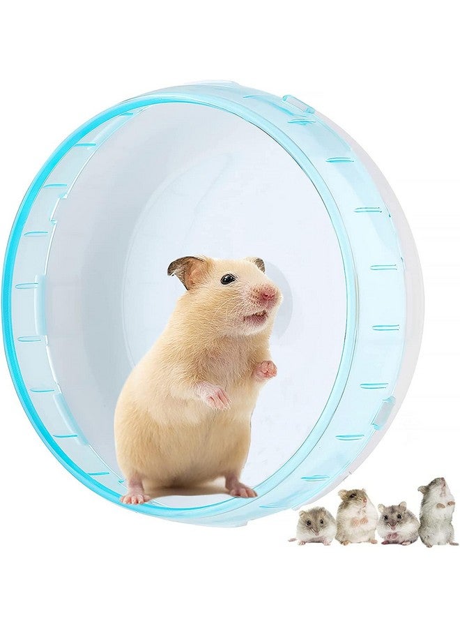 سايج سكوير عجلة خشبية صامتة للهامستر، ملحقات عجلة تمرين الحيوانات الصغيرة، عجلات دوارة هادئة للهامستر تمنع الاكتئاب، ألعاب للهامستر والجربوع والفئران والحيوانات الأليفة الصغيرة الأخرى - Image 1