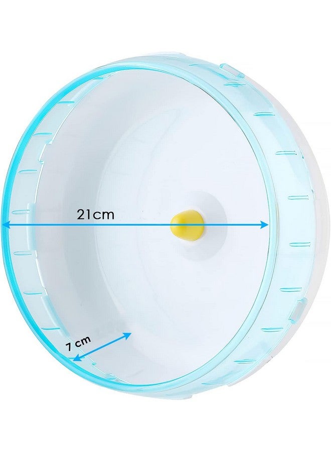 سايج سكوير عجلة خشبية صامتة للهامستر، ملحقات عجلة تمرين الحيوانات الصغيرة، عجلات دوارة هادئة للهامستر تمنع الاكتئاب، ألعاب للهامستر والجربوع والفئران والحيوانات الأليفة الصغيرة الأخرى - Image 5