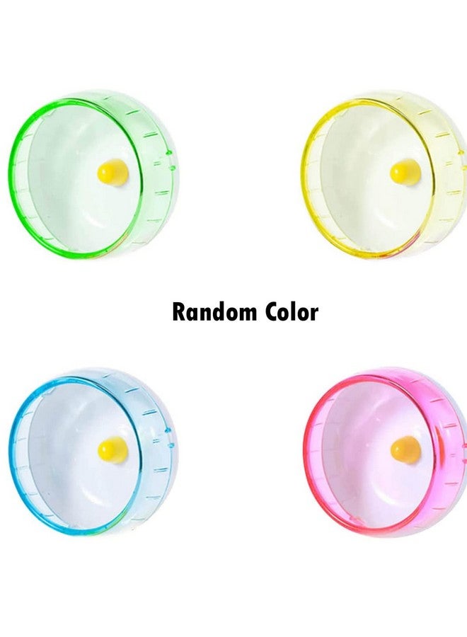 سايج سكوير عجلة خشبية صامتة للهامستر، ملحقات عجلة تمرين الحيوانات الصغيرة، عجلات دوارة هادئة للهامستر تمنع الاكتئاب، ألعاب للهامستر والجربوع والفئران والحيوانات الأليفة الصغيرة الأخرى - Image 4