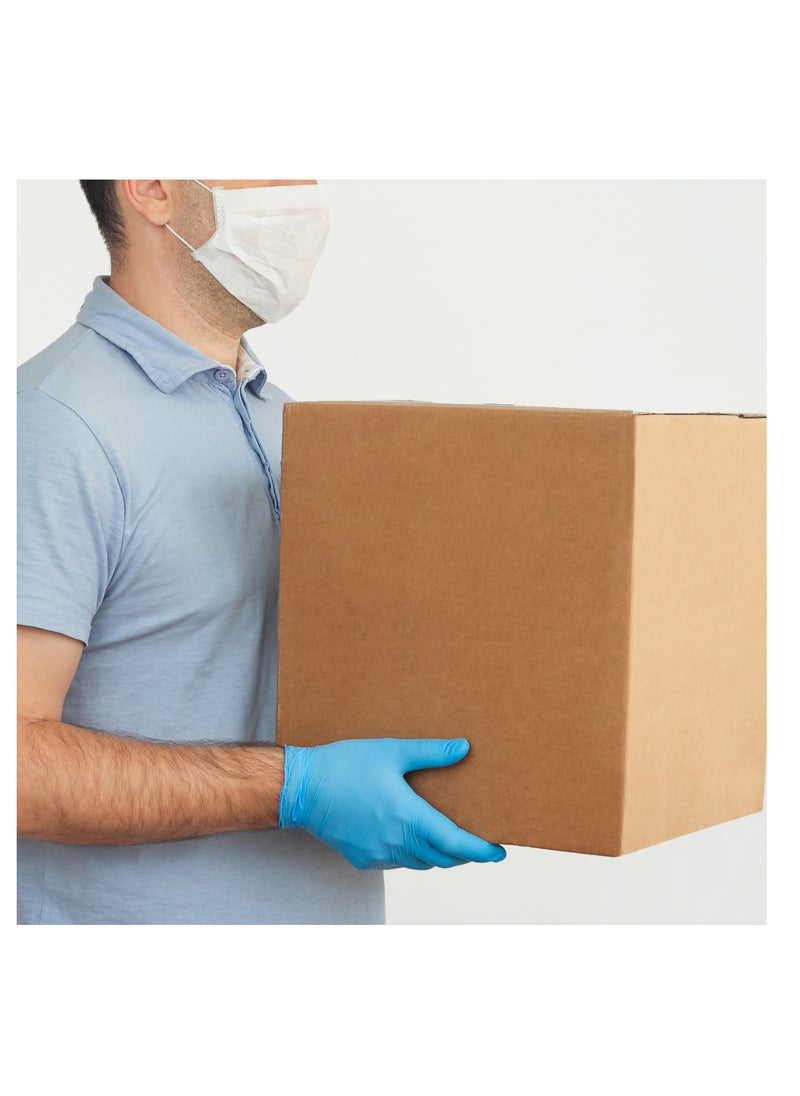 HYFY - HYFY [5 PCS] Carton box Large Double Wall Recyclable Corrugated Cardboard Box Moving Boxes Cardboard Boxes Cardboard Recyclable Shipping Boxes For Mailing Box Packaging Carton Boxes 5 ply 45x45x45cm - Image 1