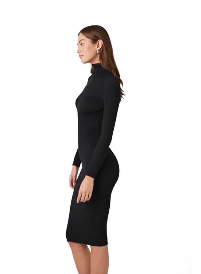 FOREVER 21 Turtleneck Bodycon Midi Sweater Dress - Image 2