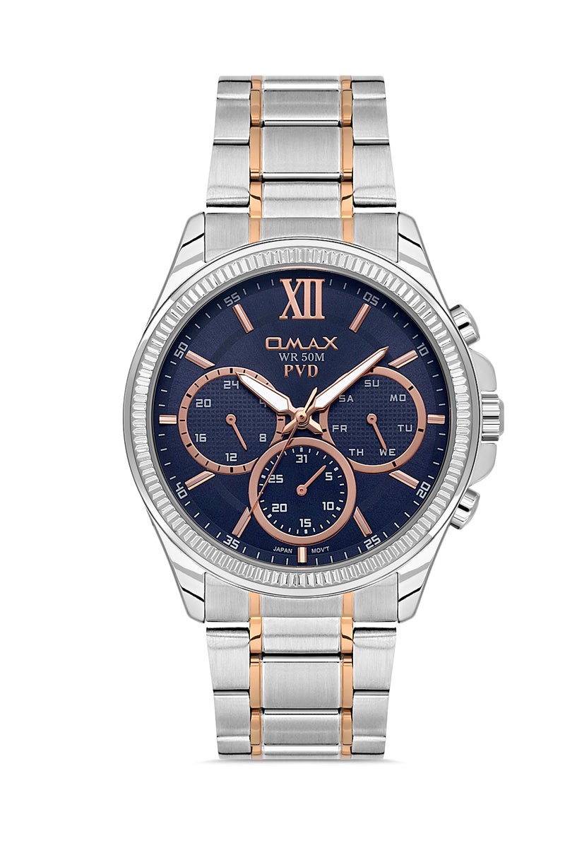 OMAX Men's Wrist-Watch | Analog | Stainless Steel Band | Elegant Design - Image 1
