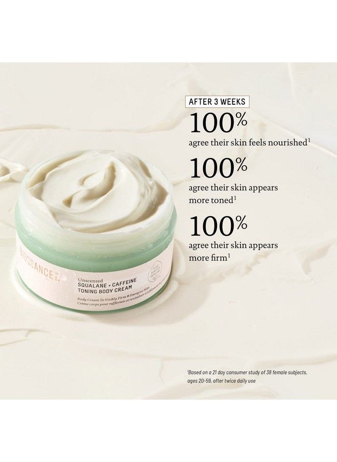 BIOSSANCE - Squalane + Caffeine Toning Body Cream Nourishing Unscented Body Cream With Caffeine And Niacinamide To Visibly Firm Tone And Restore Elasticity (67 Ounces) - Image 1