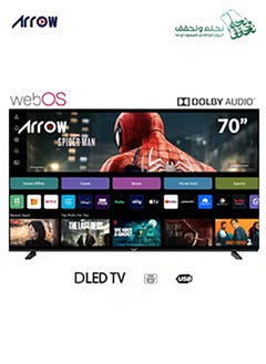 70 Inch WEB OS Smart LED TV,Built-In Wi-Fi, Smart Apps Shahid, YouTube, Netflix, HDMI And USB Connectivity, Quad-Core, 1.5 GB RAM, 8 GB Memory, RO-70LPW