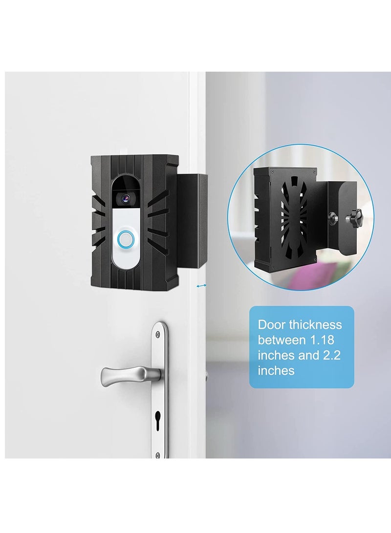 Zikra Doorbell Mount Anti-Theft Video Doorbell Holder for Apartment Renter Friendly Ring Doorbell Bracket, Doorbell No-Drill Mount Fit for Most Doorbell Camera Accessories - Image 5