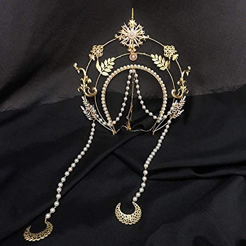 BLESSUME Halo Crown Mary Goddess Headband Women's Halloween Costume Goddess Headpiece (Style 11) - Image 5