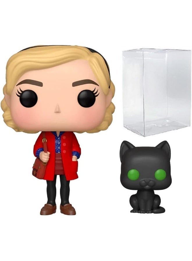 Funko فنكو تي في: مغامرات سابرينا المخيفة - سابرينا سبيلمان مع سالم تمثال فني من فونيكو! (يشمل علبة حماية متوافقة مع صندوق بوب)  - Image 3