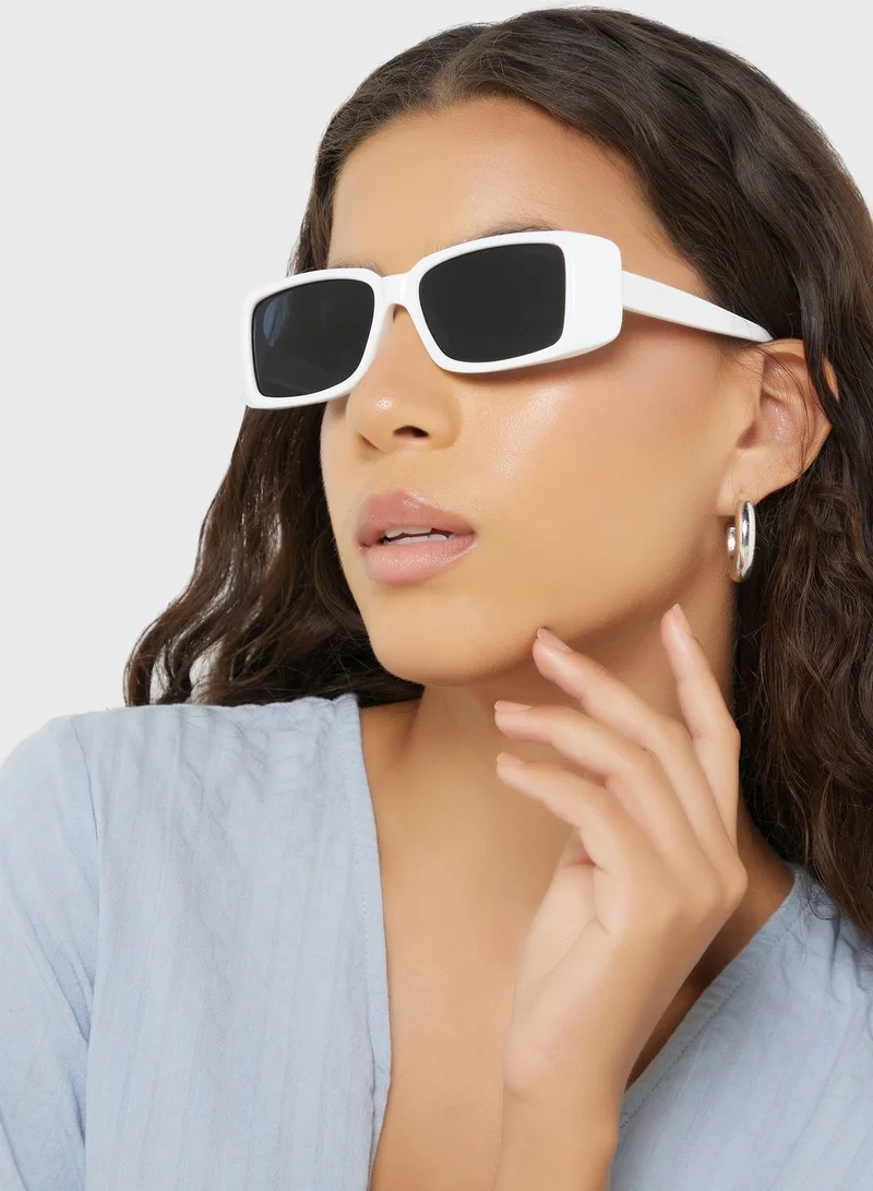 Ginger Rectangular Len Sunglasses