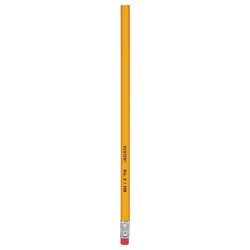 Dixon No. 2 Yellow Pencils, Wood-Cased, Black Core, 20-Pack (14420) - Image 4