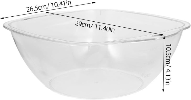 Multi-functional Plastic Wash Basin Capacity Face Cleaning Tub for Laundry Hair Washing and Vegetable Washing Home Dormitory Use - Image 2