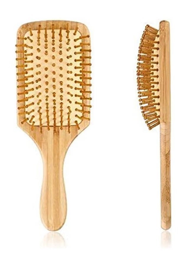 YIJIA HOME GOODS Square Wooden Massage Comb Hair Styling Comb  - Image 1