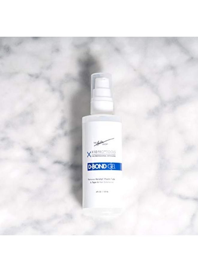 The Hair Shop - مزيل جل D Bond من The Hair Shop، مزيل لاصق Keratin Glue Fusion Pre Bonded U-Tip لشعر Keratip الفائق أو العادي، الأفضل لغراء الكيراتين، والأشرطة اللاصقة والمشابك (زجاجة 4 أونصة) - Image 1