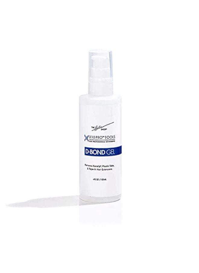 The Hair Shop مزيل جل D Bond من The Hair Shop، مزيل لاصق Keratin Glue Fusion Pre Bonded U-Tip لشعر Keratip الفائق أو العادي، الأفضل لغراء الكيراتين، والأشرطة اللاصقة والمشابك (زجاجة 4 أونصة)  - Image 1