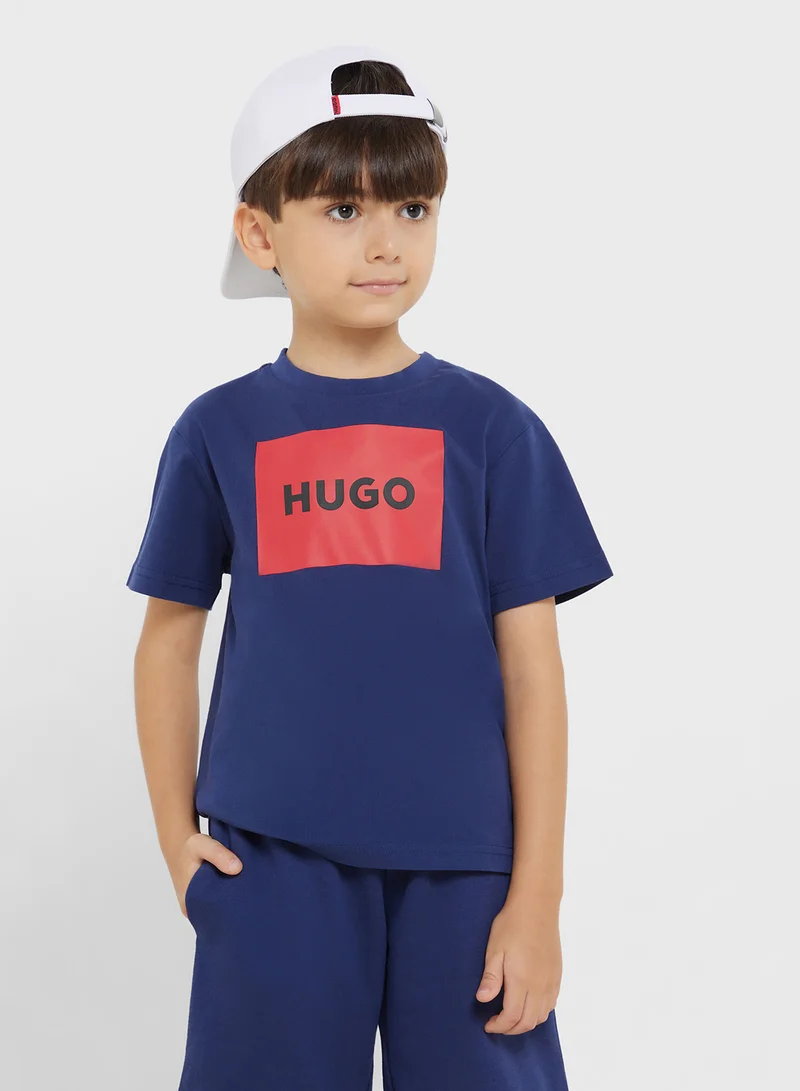 هوجو Kids Logo T-Shirt