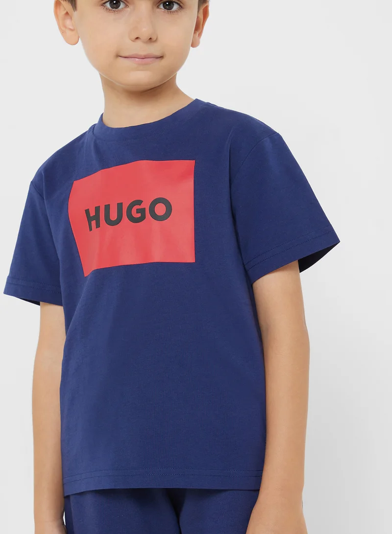 هوجو Kids Logo T-Shirt
