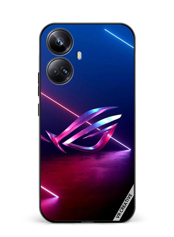 VR CREATIVE Protective Case Cover For Realme 10 Pro Plus Republic Of Gamers Logo Design Multicolour - Image 1