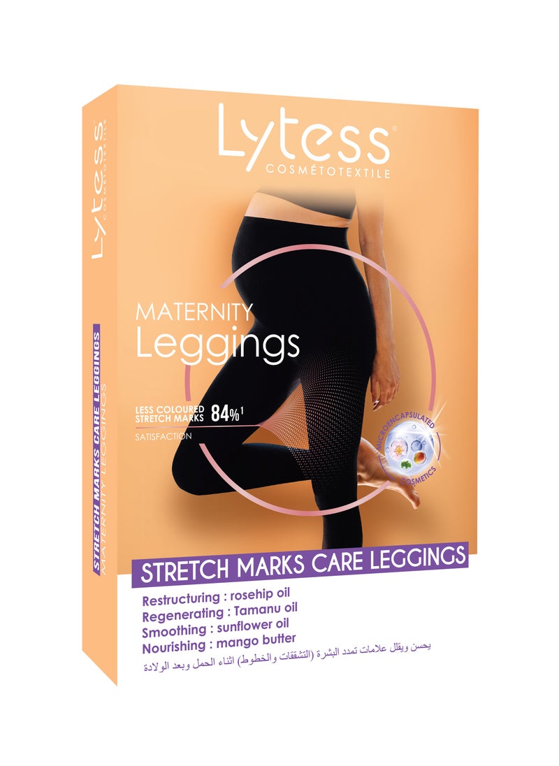 Lytess Lytess Anti-Stretch Mark Maternity  Leggings , Black,L/XL  - Image 1