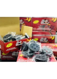 Lucky 160-Pieces Lucky Charcoal Quick Ignite and Long Lasting Incence 50mm Black  - Image 4