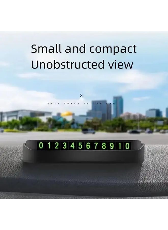 Adjustable Car Privacy Number Plate Sliding Hidden Panel White 1pc - Image 2