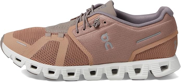 On Women's Cloud 5 Sneakers, Rosebrown/Fog, 9.5 Medium US - Image 1
