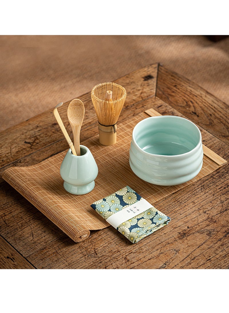 Al Aoyama - Japanese Matcha Whisk and Bowl Set 7pcs Matcha Kit Tea Set - Image 1