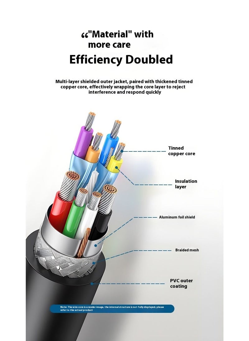 High-Speed M.2 SSD Enclosure USB 3.2 Type-C Smart Display Cooling Shockproof Portable for 2230/2242/2260/2280 - Image 4